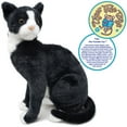 thumbnail image 5 of Tate the Tuxedo Cat | 14 Inch Stuffed Animal Plush Black and White Kitten | By TigerHart Toys, 5 of 6