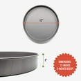 thumbnail image 2 of Chef Pomodoro Chicago Deep Dish Pizza Pan, 12-Inch, Hard Anodized Aluminum, Pre-Seasoned Bakeware Kitchenware (12-Inch), 2 of 5