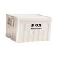 thumbnail image 2 of Caja de almacenamiento apilable con tapa, ideal para ropa, libros y juguetes, con asas Blanco, 2 of 9