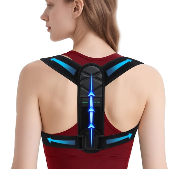 XIRQI Posture Corrector for Women and Men,Adjustable Back Brace for Spine Alignment Shoulder