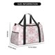 thumbnail image 3 of Easygdp Christmas Snowflakes Bolsa de Gimnasio, Bolsa de Viaje Duffel, Bolsa de Fin de Semana con Compartimentos, Bolsa de Mano para Noche, 3 of 7