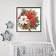 thumbnail image 5 of Pintura de diamante DIY Taladro parcial con forma especial Flor de Navidad Poinsettia 30x30cm, 5 of 9