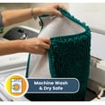 thumbnail image 3 of Muddy Mat® | Super Water Absorbent Door Mat Indoor, Microfiber Quick Dry Chenille Entryway Rug, Slip Resistant Front Door Mat, Indoor Mats for Entryway, Machine Washable Pet Rug, Teal 19"x30", 3 of 4