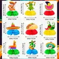 thumbnail image 3 of Fiesta Honeycomb Table Centerpiece, 9pcs Mexican Fiesta Party Centerpieces,Cinco de Mayo Table Decorations & Mexican Centerpieces for Tables, 3 of 7