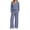 Grey Blue, variant on Fantaslook Two Piece Sets for Women Fall Outfits Long Sleeve Tops Wide Leg Pants Lounge Matching Sets Vacation Travel Outfits