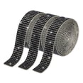 thumbnail image 1 of Unique Bargains 3Roll 1 Yard 8mm Self Adhesive Crystal Rhinestone Ribbon for Crafts Project, Black, 1 of 5