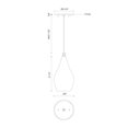 thumbnail image 2 of PD3005-Kuzco Lighting-Victoria - 3W LED Pendant-8.5 Inches Tall and 5 Inches Wide     -Traditional Installation, 2 of 2