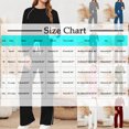 thumbnail image 3 of VBVC Women's 2 Piece Side Stripes Set,Ladies Crew Neck Top and Sweatpants,Lightweight Matching Outfit For Women,Wine,Size S, 3 of 7