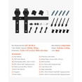 thumbnail image 5 of VEVOR 6FT Sliding Barn Door Hardware Kit, 330 LBS Weight Capacity,Compatible with 36 Inches Max Width & 1-3/8 to 1-3/4 Inches Thickness Single Sliding Barn Door,J-shape Roller, 5 of 9