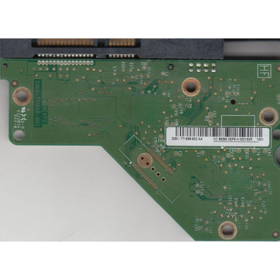 WD20EARS-00MVWB0, 2061-771698-802 AA, REV P2, WD SATA 3.5 PCB