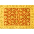 thumbnail image 1 of Ahgly Company Indoor Rectangle Abstract Yellow Modern Area Rugs, 8' x 10', 1 of 4