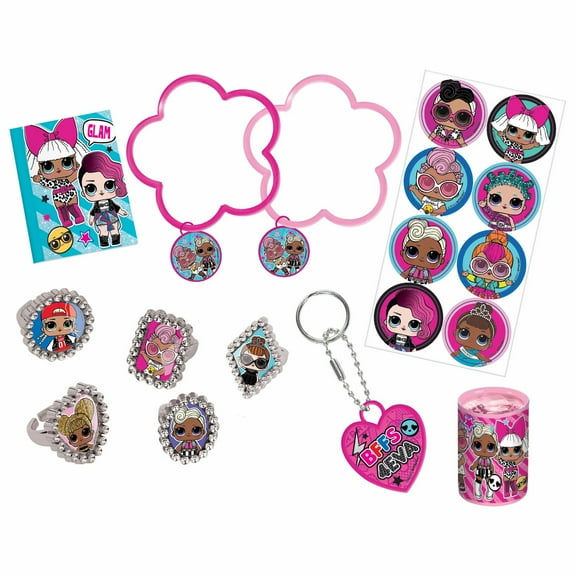 Amscan LOL Surprise Birthday Party 48 pc. Favor Pack, Party Favors