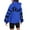 Blue, variant on kamemir Womens Hoodies Womens Cropped Hoodies Neck Sweatshirts Fall Lined Pullover with Thumb Hole 2024 Winter Clothes(Red,XL)