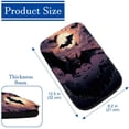 thumbnail image 4 of Bats Soft Comfortable Furry Printed Car Armrest Mat Pad Cover Accessories 12.5x8.2 Inch, 4 of 6