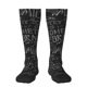thumbnail image 1 of Fotbe Black Scientific Calcetas Divertidas Estampadas para Hombre y Mujer, Calcetas de Algodón hasta la Rodilla para Caminar, Correr, Enfermería y Embarazo, 1 of 6