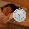 thumbnail image 4 of YAOMOBB Desk Clock Mute Alarm Clock Sweeping Movement Retro Nordic Style Night Light Dial, 4 of 6