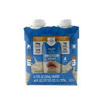 Equate High Performance Protein Shake, Caramel, 11 fl oz, 4 Ct