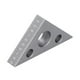 thumbnail image 4 of High quality Silver small triangle ruler woodworking triangle ruler height ruler angle ru, 4 of 5
