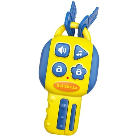 

Simulation Car Key Lock Toy Baby Musical Toy Kids Flash Educational Toys Plaything for Infants Toddlers Baby (Yellow)