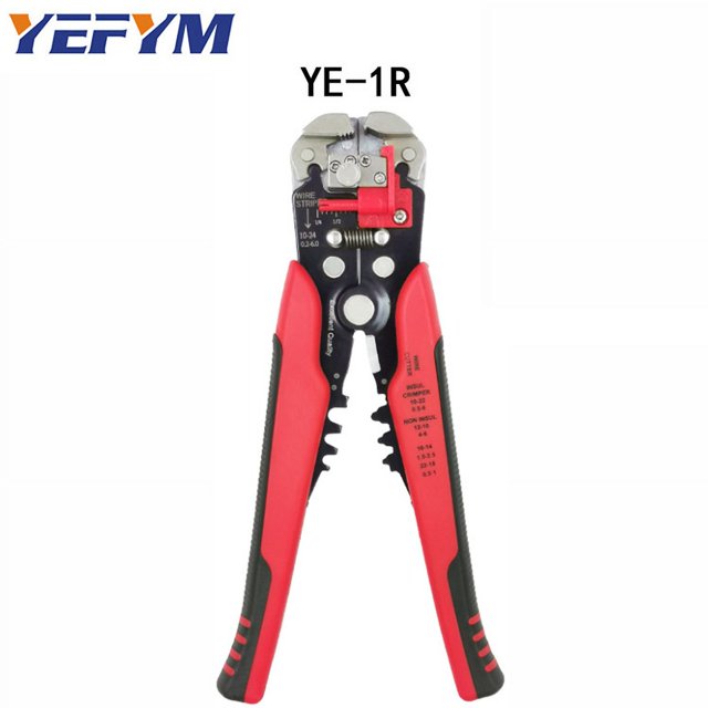 TFixol Versatile Electric Wire Stripper with Crimping and Cutting Functions - Multiple Colors Available (Red, Blue, Green, Yellow)