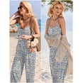 thumbnail image 3 of Mono Ekouaer para mujer, casual, sin mangas, blanco, talla S, 3 of 6