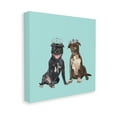 thumbnail image 4 of Stupell Industries Royal Pit Bulls with Crowns Animals & Insects Painting Gallery Wrapped Canvas Art Print Wall Art, 24 x 24, 4 of 8