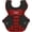 Black/Scarlet, variant on Rawlings Velo Baseball Adult Chest Protector | Black/Graphite | Adult