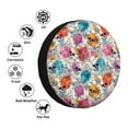 thumbnail image 5 of Xecao Skulls and Roses for Tire Covers: Waterproof, dust-proof, and universally fitting for trailers, SUVs, 5 of 8