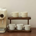 thumbnail image 4 of 1pc Wooden Storage Shelf for Bathroom, Entryway, Office & Living Room – Perfect Organizer for Perfumes, Cosmetics, and Cups, Utility Racks, 4 of 7