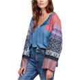 thumbnail image 1 of Blusa Free People Shibuya para mujer azul grande, 1 of 1