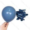 thumbnail image 1 of 10/20/30 globos de cumpleaños azules de 5/10/12/18 pulgadas, globo de látex azul marino de metal para baby shower, cumpleaños, decoración de bodas, 1 of 5