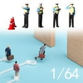 thumbnail image 1 of Figuras de personas en miniatura a escala 1/64, adorno de mesa de arena, figuras profesionales de Diorama para decoración de escena DIY, niños y niñas, 1 of 10