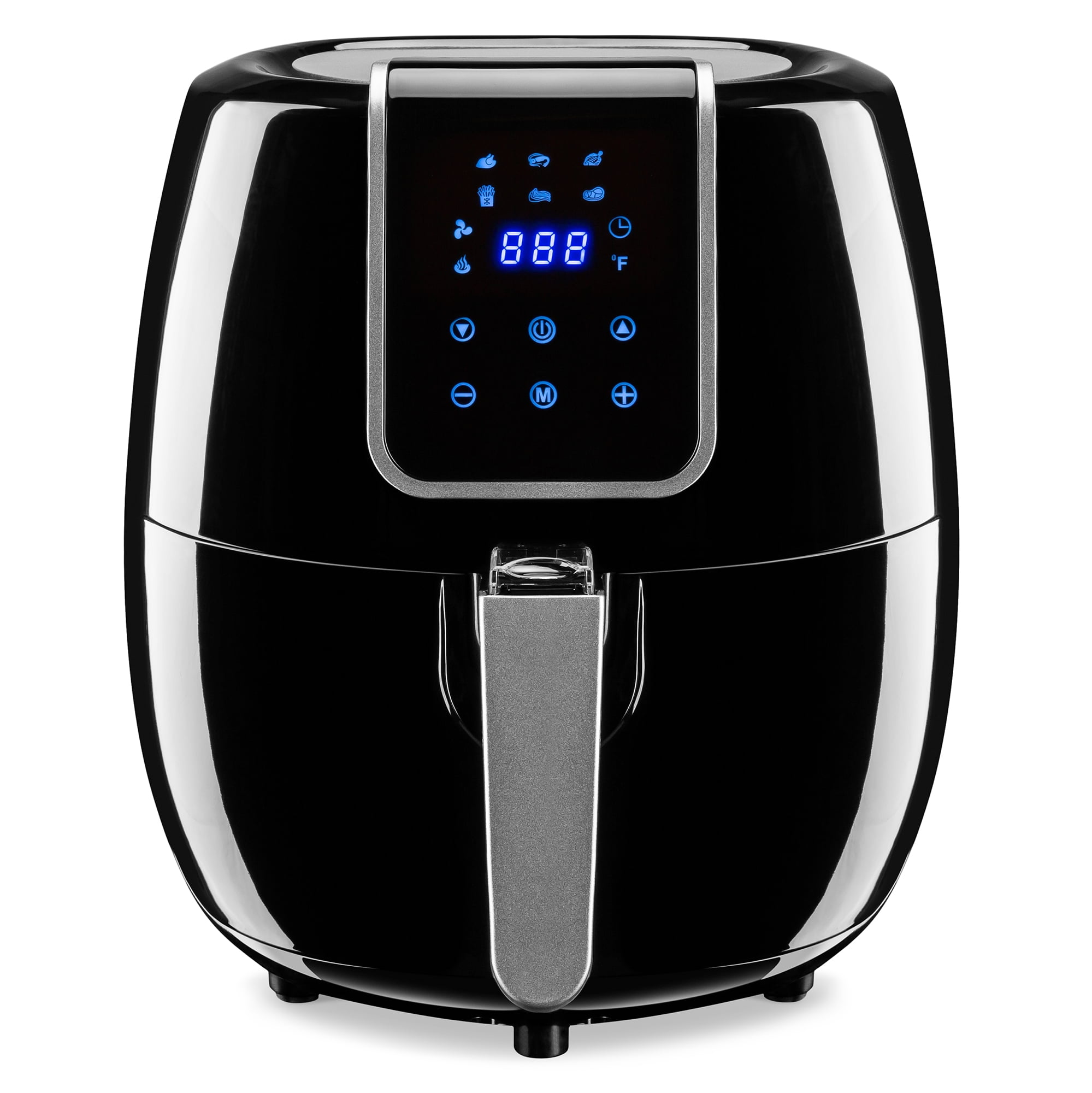 Best Choice Products 5 5qt 7 In 1 Digital Family Sized Air Fryer Kitchen Appliance W Lcd Screen And Non Stick Fryer Basket Black Walmart Com Walmart Com