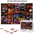 thumbnail image 6 of Five Anime Nights at Cartoon Freddy's Jigsaw Puzzles 1000 Piece Cartoon Anime Picture Puzzle Birthday Present Memory Agility Game for Teen and Adults Difficult 29.5" x 19.7", 6 of 17