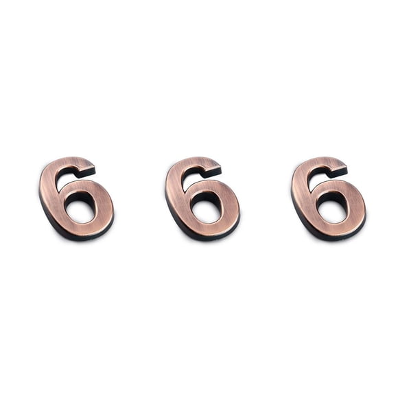 Advancent Números de casa para puerta pequeña exterior Número de signos numéricos Marca de puerta para puertas de apartamento de hotel en Type1 NO1