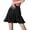 Black, variant on YM YOUMU Women Ruffled Latin Dance Practice Skirt Tango Salsa Rumba Cha Cha Ballroom