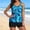 Blue2, variant on HUAXUN Tankini Swimsuits for Women Tummy Control Y2k Swimsuit Swimsuit Coverup Drawstring Backless Design Beachwear 2 Piece Swimsuit Tummy Control Bathing Suit