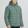 thumbnail image 5 of Txeol Men's Packable Down Jacket Lightweight Zip Up Puffer Jackets Winter Thermal Warm Hooded Coats with Pockets,Mint Green,S, 5 of 9