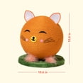 thumbnail image 3 of Oodles Orange Fox Face Durable Jute Cat Scratching Pad, O/S, 3 of 10