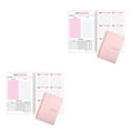 thumbnail image 1 of Justharion Weekly Planner Goal Notebook Durable And Exquisitely Crafted For Efficient Agenda Planning Habit Pink 2Set, 1 of 6