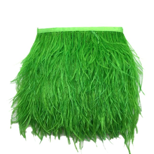 Tiras de Borlas de Plumas de Imitación Adornos de Cinta de Plumas Alargar Flecos Embellecer Proyectos Vestido de Novia Vestido de Noche 36 Pulgadas BLESIY Pluma de avestruz