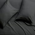 thumbnail image 4 of 7-PC Split King Egyptian 700-TC Cotton Sheet Set - 12" Deep Pockets with 1 Fitted Sheet, 1 Oversized Flat Sheet 4 Pillowcases - Dark Grey, 4 of 7