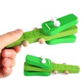 thumbnail image 2 of Crocodile Shape Wooden Percussion Instrument, Musical Castanets for Rhythm Play, Handheld Clapper Toy for 3+ Years, Folk Music Experience, 2 of 5