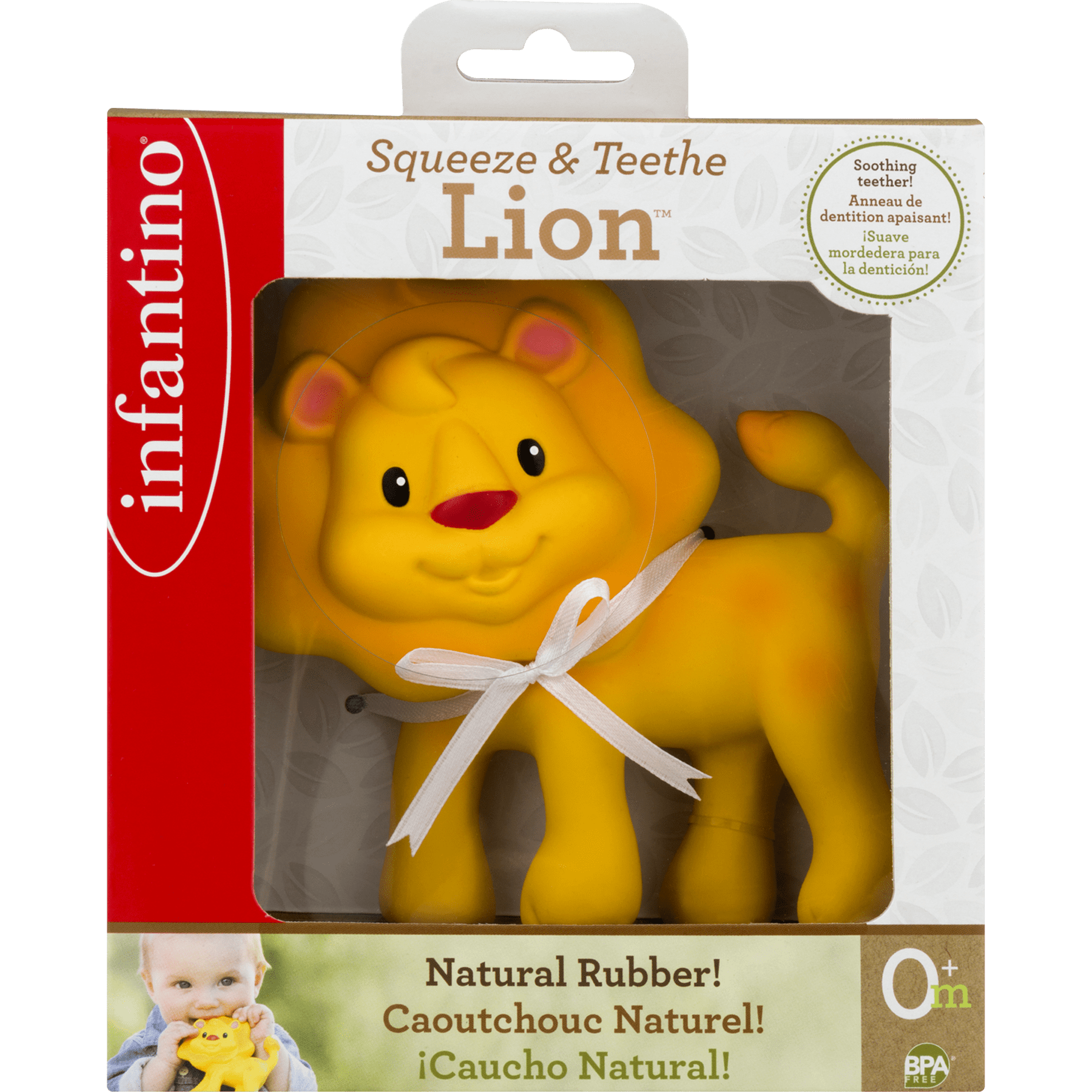 infantino lion teether