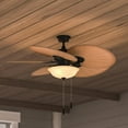 thumbnail image 4 of Hampton Bay Havana 48 in. LED Natural Iron Ceiling Fan with Light Kit 51227 New, 4 of 5