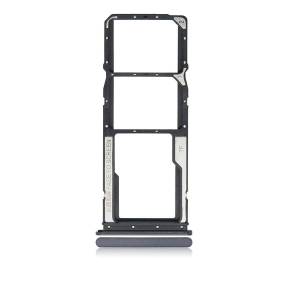 Replacement Dual Sim Card Tray Compatible For Xiaomi Redmi 8A (Midnight Black)