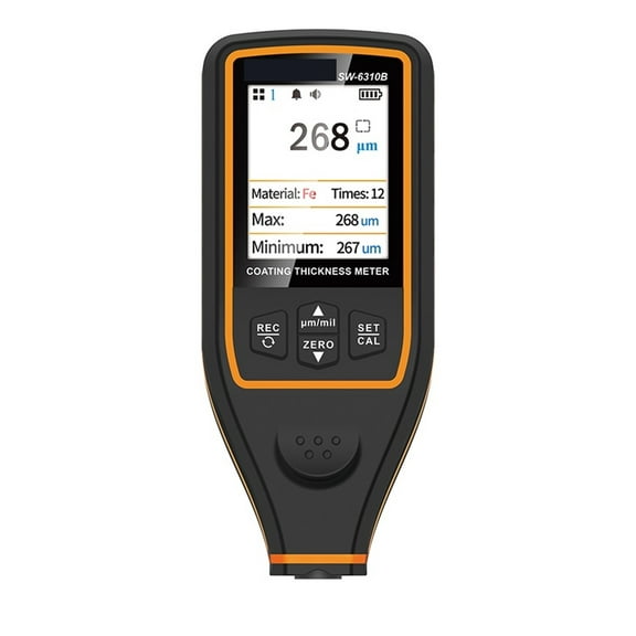 Coat Thickness Gauge SW-6310B FE/NFE 0.1um/0-1700 Coating Thickness Gauge For Cars Paint Film Thickness Tester Tools ,Easy to Use