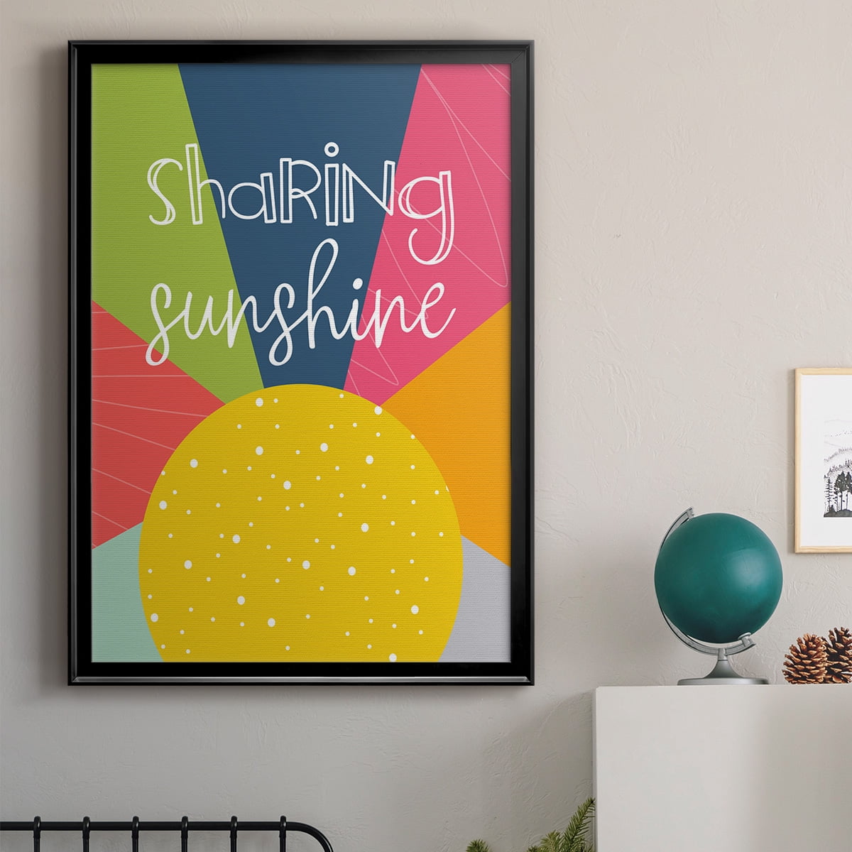 Sharing Sunshine Premium Framed Print - Ready to Hang