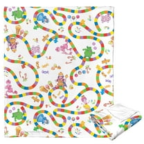 Hasbro Candyland Walk Through Candyland Kids Silk Touch Throw Blanket