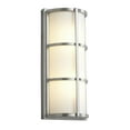 thumbnail image 2 of 3-712-224 Oxygen Lighting Leda - 16.5 Inch 10.1W 120V 1 LED Wall Light-Satin Nickel Finish-3000 Color Temperature, 2 of 4